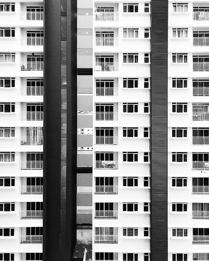 services-02 Stunning black and white photo of modern high-rise in Shah Alam, Malaysia.